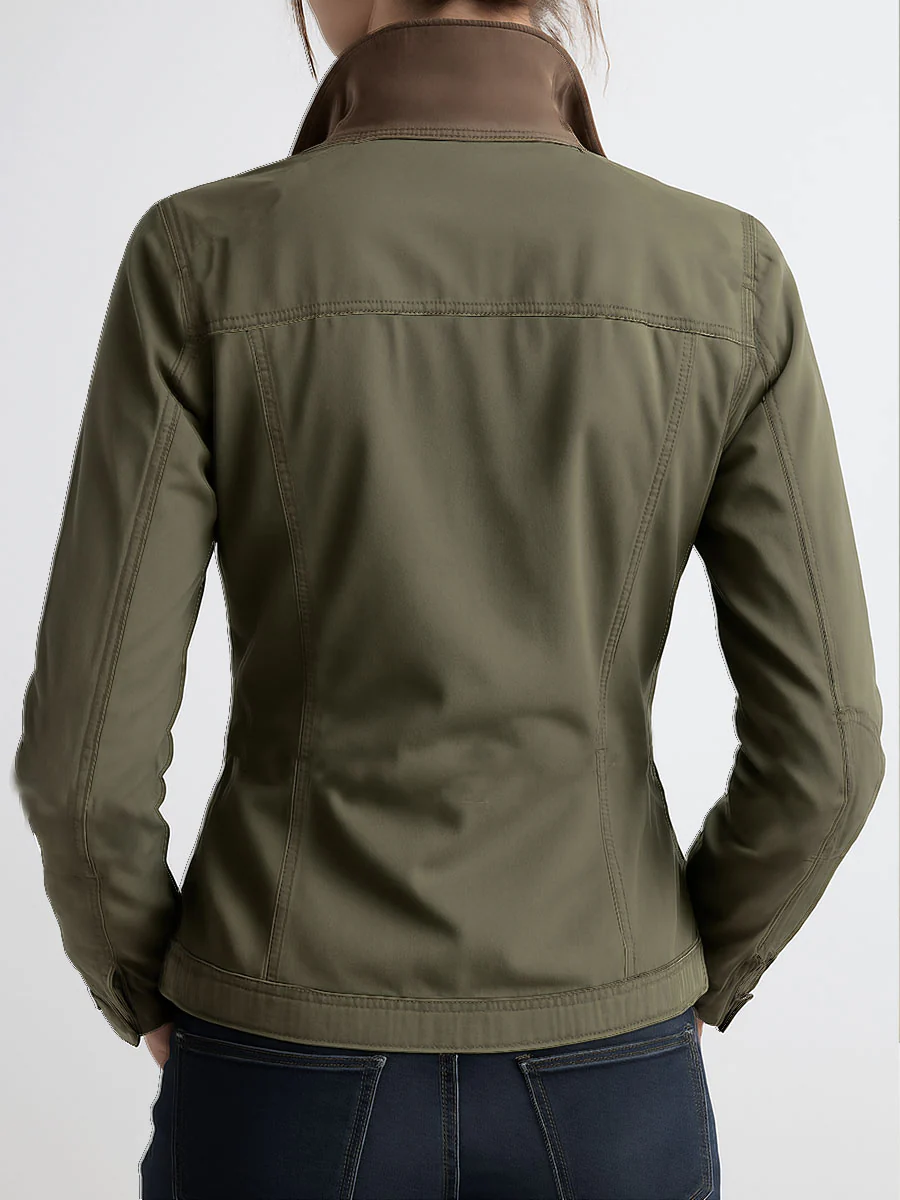 Outerdoor Utility Pocket Olive Green Cargo Jacket - Image 7