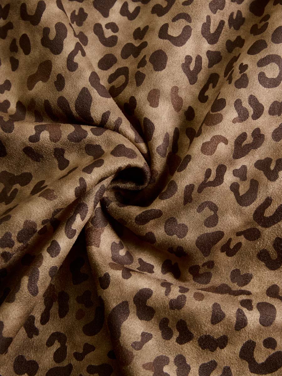 Vintage Leopard Print Eco-suede Jacket - Image 3